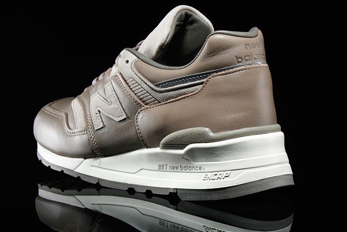 New Balance 997 Leather (Beige/Grey) - Sneaker