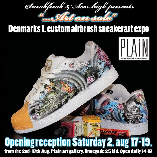 custom airbrush sneakers