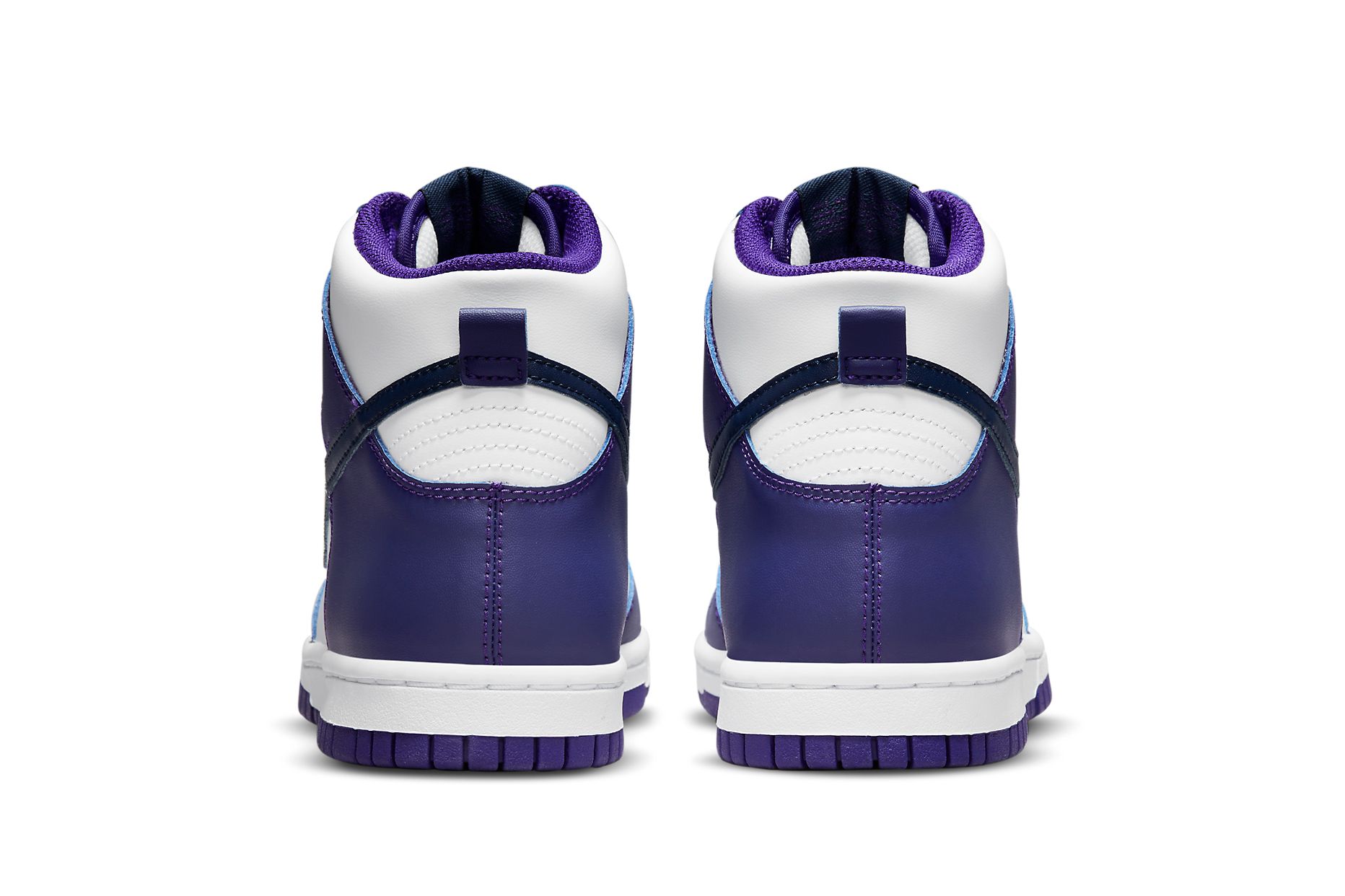 Navy Courts Purple on this Nike Dunk High - Sneaker Freaker