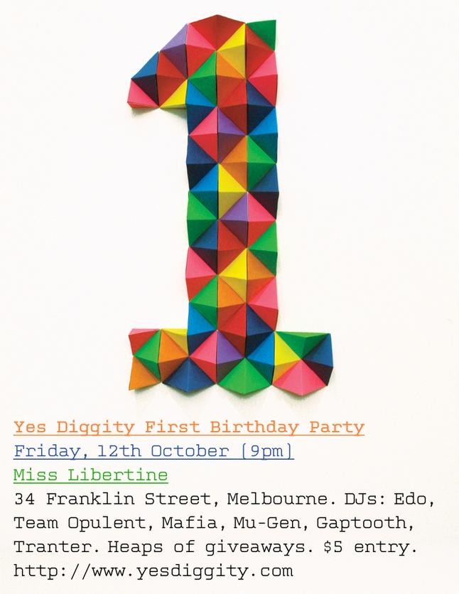 Yes Diggity 1St Birthday 1