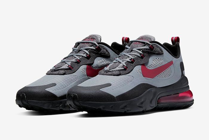 Nike Air Max 270 React Houndstooth Ct3135 001 Front Angle
