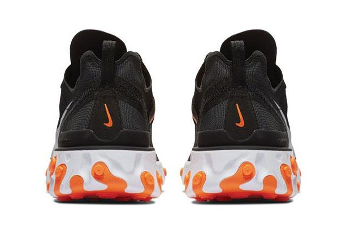 Nike React Element 55 Black Orange 4