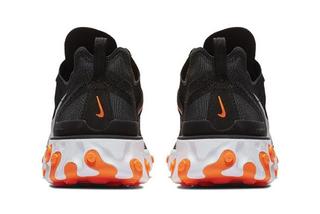nike react element 55 orange black