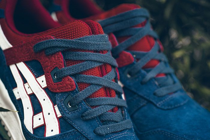 asics gel lyte iii maroon blue