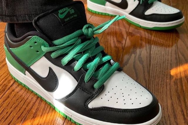 classic green nike sb