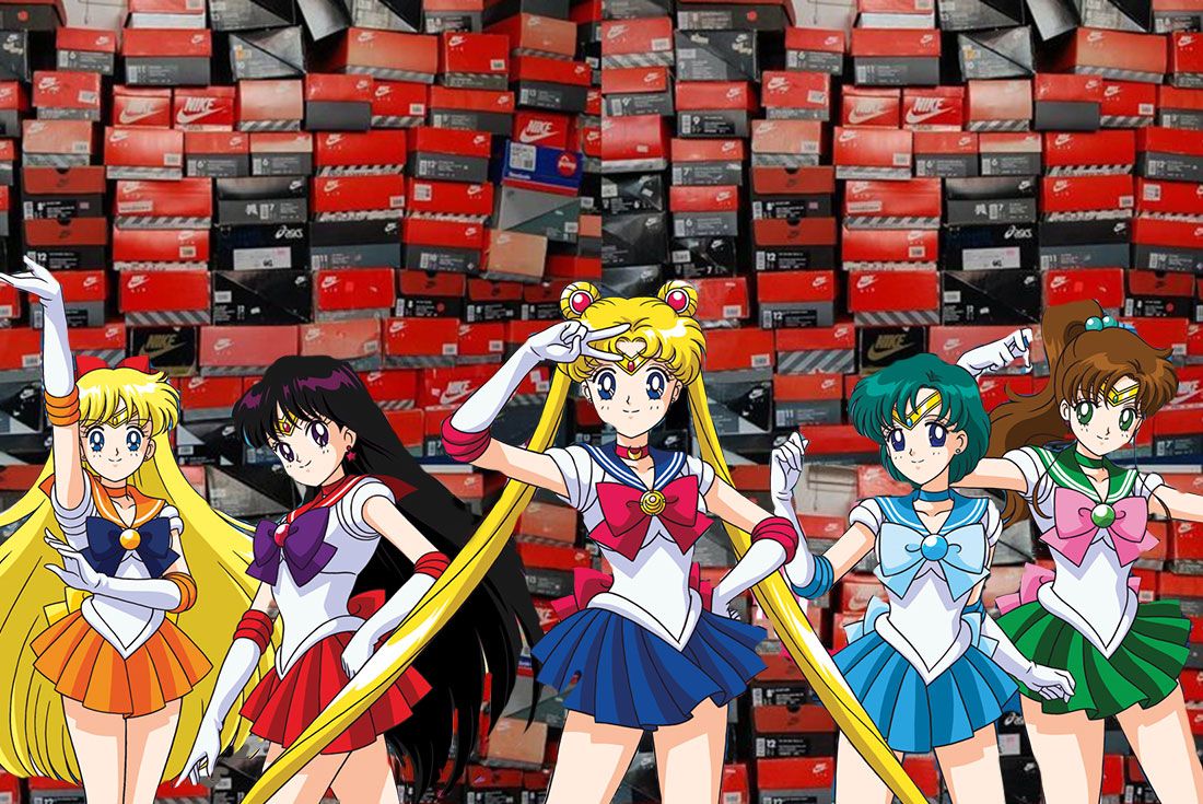 Sailor Moon Nike Boxes Header