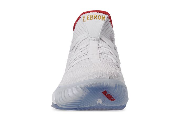 Nike Lebron 16 Low Draft Night Ci2668 100 Release Date Tongue