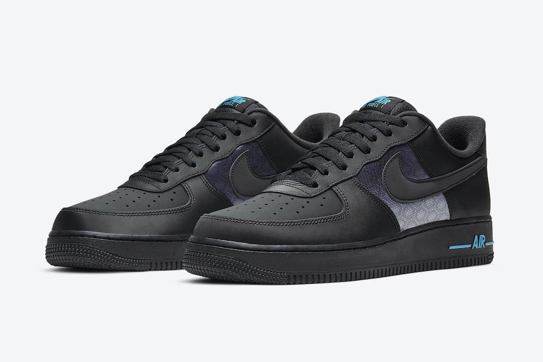 The Nike Air Force 1 Adds Swooshes that Shimmer - Sneaker Freaker