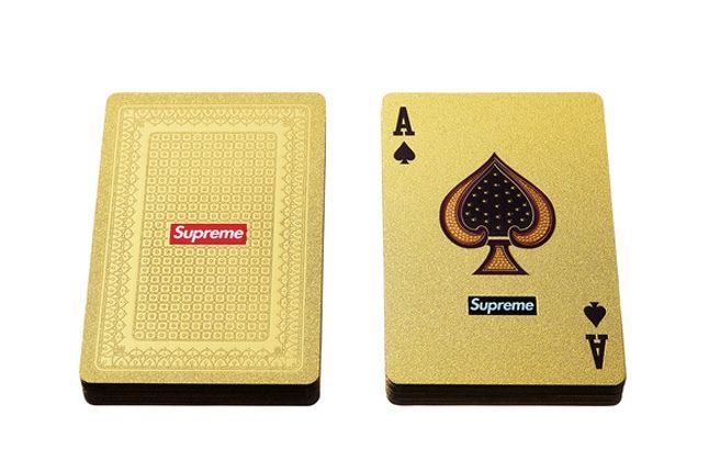 Supreme Gold Deck Of Cards - Sneaker Freaker