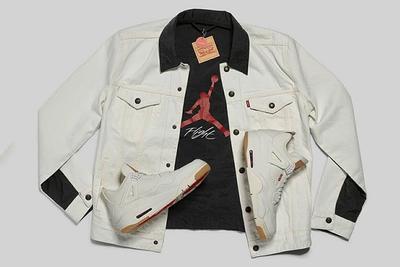Levis Jordan Jacket White Sneaker Freaker