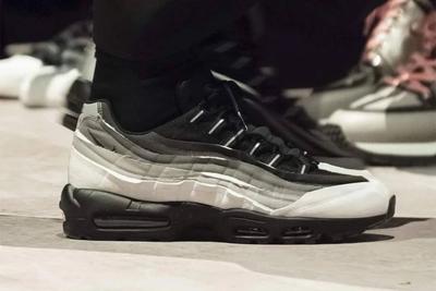 Comme Des Garcons Nike Air Max 95 Grey Black White Lateral Side Shot