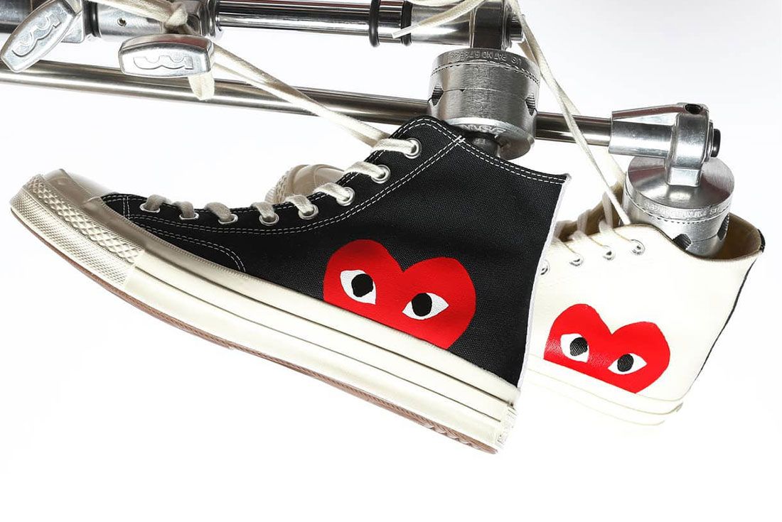 Comme Des Garcons Converse Play Lateral Side Shot