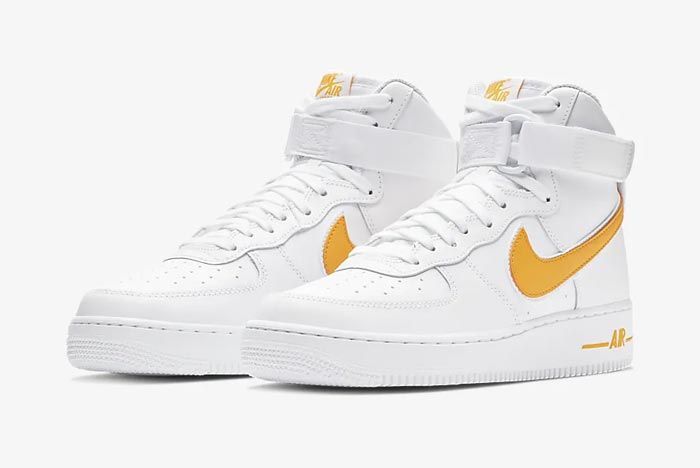 Nike Air Force 1 High Goes Back to School for ‘University Gold ...