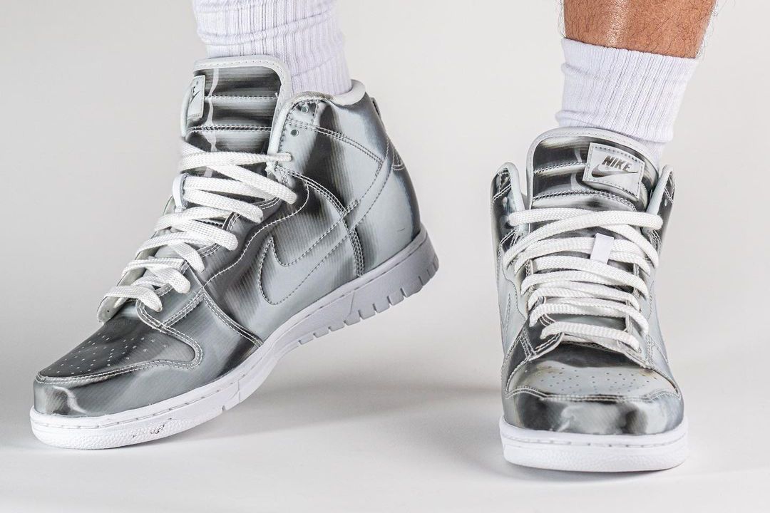 On-Foot Look at the CLOT x Nike Dunk High - Sneaker Freaker