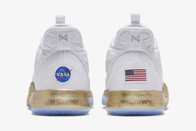 Nike Pg 3 Nasa Apollo Missions White Gold Release Date Heel