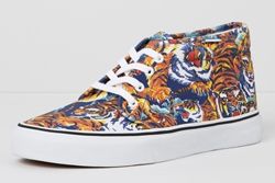 Thumb Vans X Kenzo Chukka Boot Tiger Side