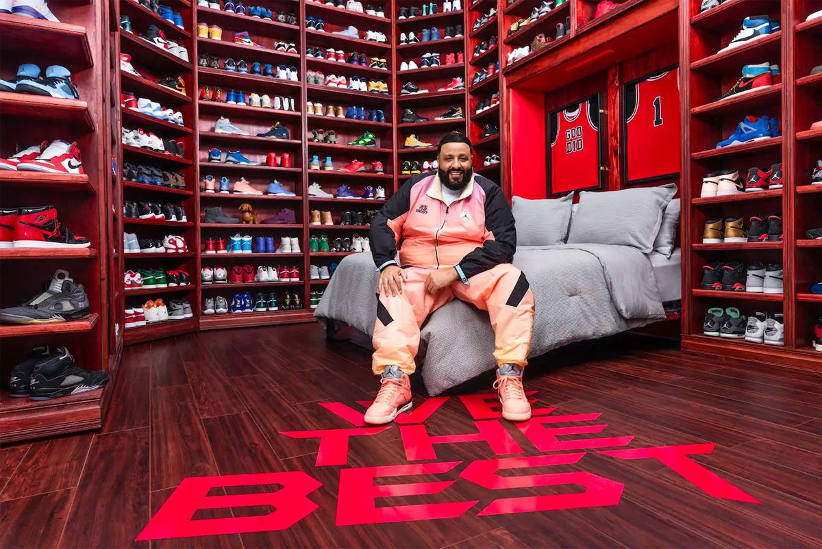 DJ Khaled Sneaker Room Airbnb