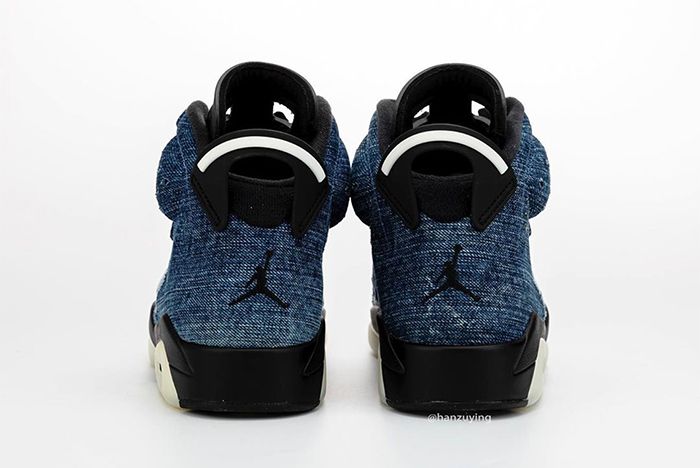 Air Jordan 6 Washed Denim Heel