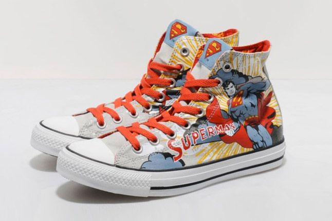 converse all star superman shoes
