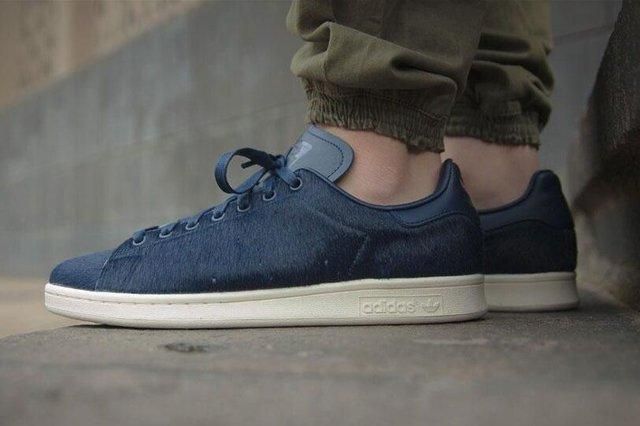 alcohol Is crying cloth adidas Stan Smith (Blue Fur) - Sneaker Freaker