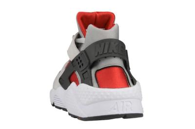 Nike Air Huarache Grey Red Heel 1
