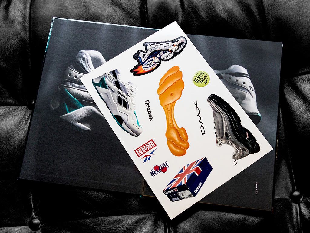 Sneakerfreaker Reebok Book Stickers