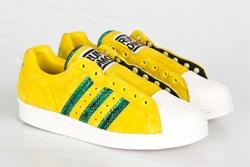 Adidas Ultrstar 80S Yellow Green Thumb