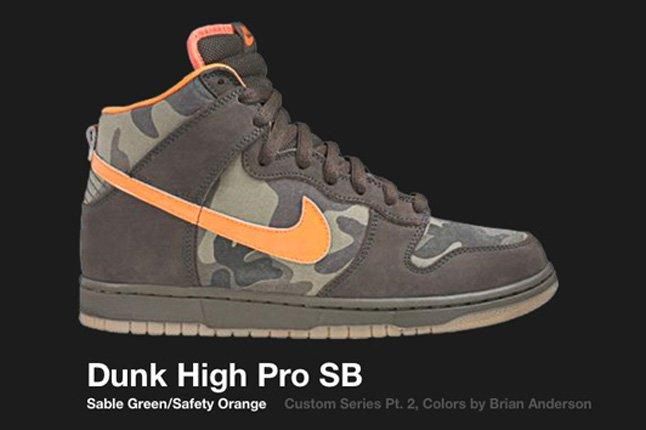 Nike Dunk Sb High Custom Series Brian Anderson 2006 2