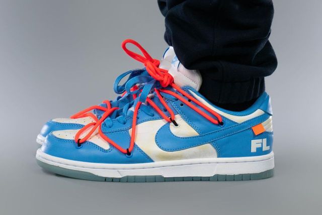 Check Out This Sample Off-White x Nike SB Dunk Low ‘UNC’ - Sneaker Freaker