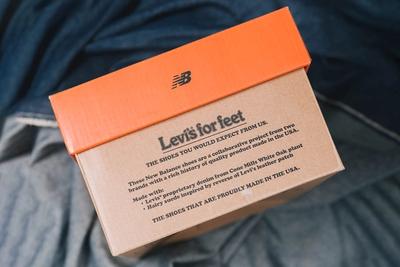 Up There New Balance M1300Lv Levis Box Label Text