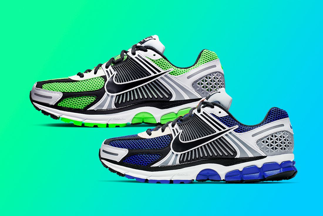 The 2019 Nike Zoom Vomero 5 'Electric Green' and 'Racer Blue' Are ...