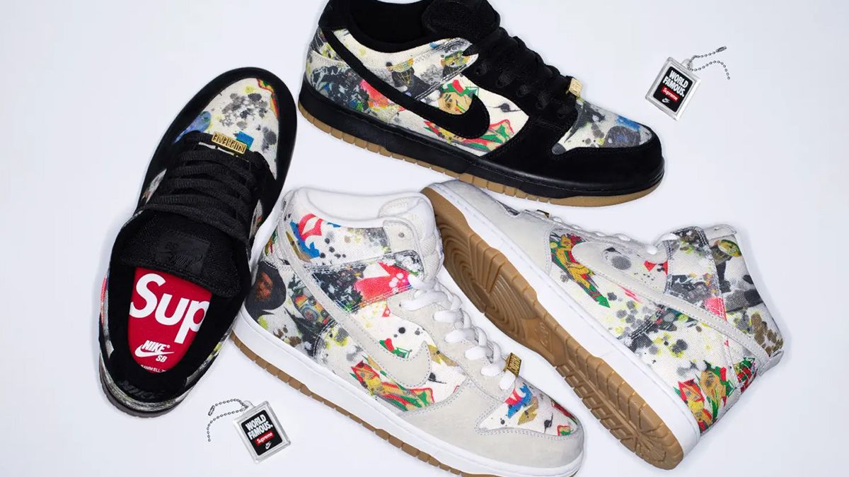 How To Spot & Identify The Fake Supreme Nike SB Dunk Low Rammellzee