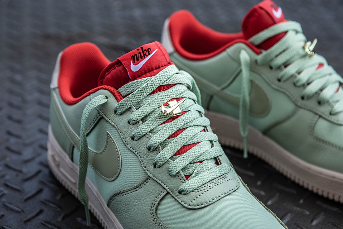 nike air force 1 low by you green