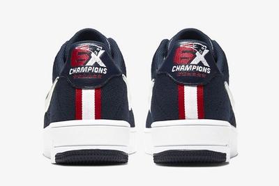 Nike Air Force 1 Flyknit New England Patriots Heel