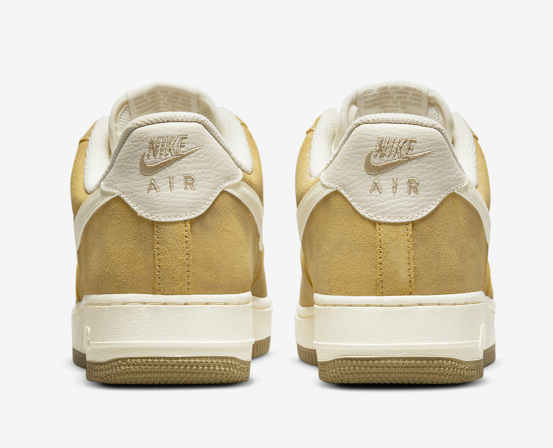nike air force 1 cream suede
