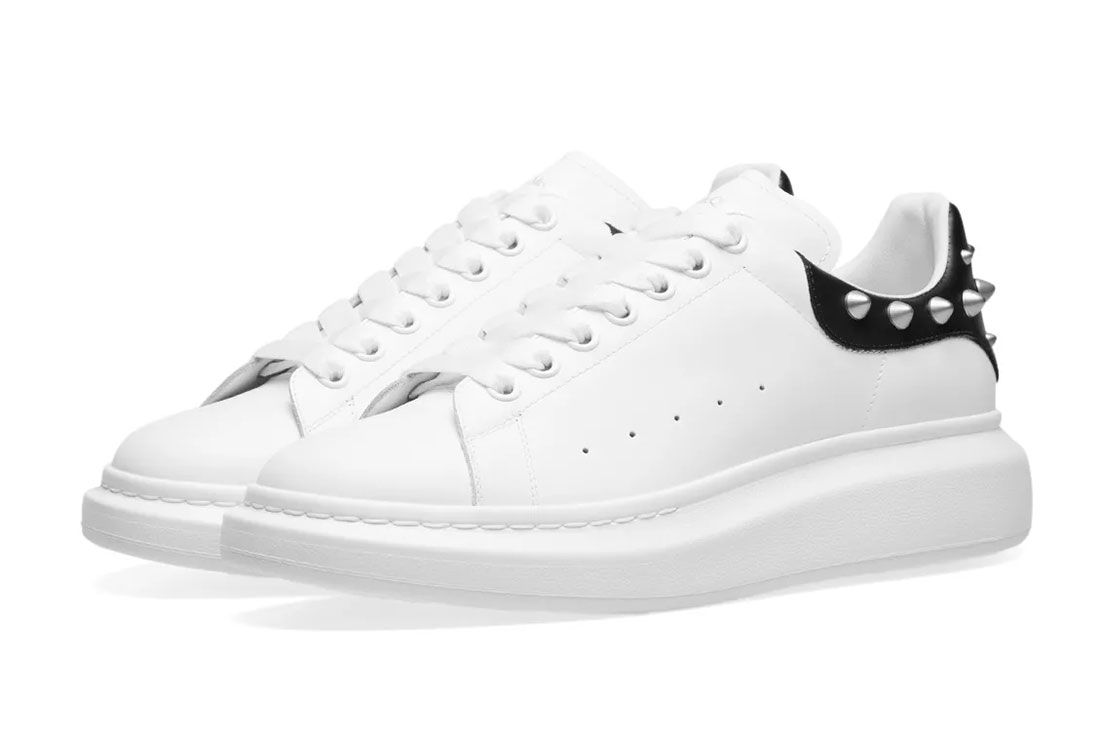 Alexander Mcqueen Stud Sneaker Front Angle