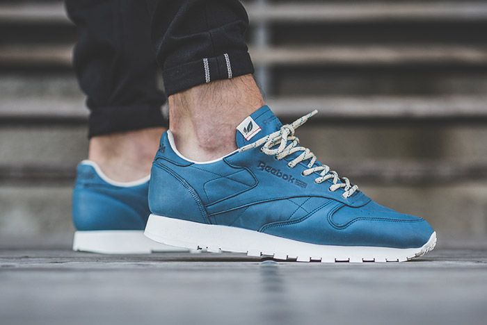 reebok classic blue leather