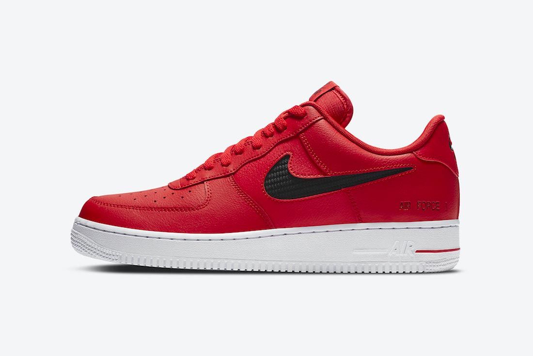 The Nike Air Force 1 Gets Riled Up in Red