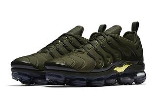 khaki green vapormax plus