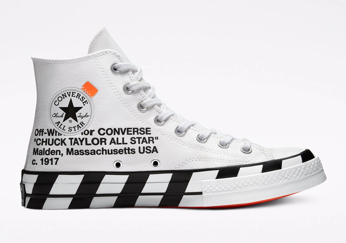 off white converse orange