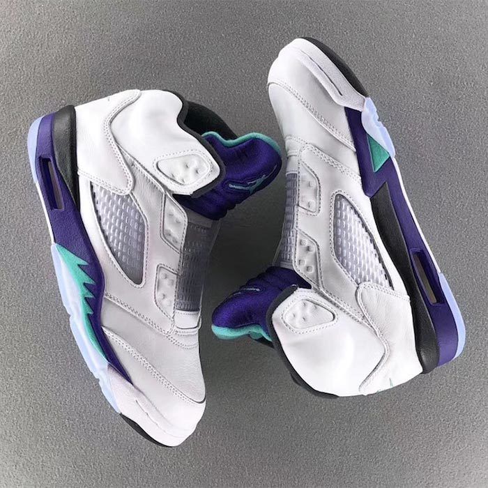 Jordan 5 hot sale grape will smith