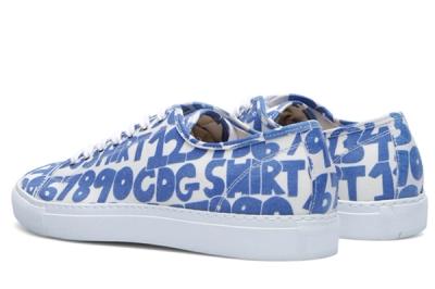 Comme Des Garcons Shirt X The Generic Man Print Sneaker Angle 1