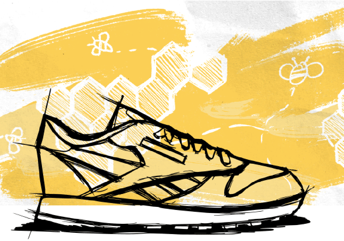 Reebok First Pitch Classic Leather Bee Keeper