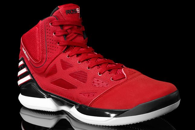 derrick rose red shoes