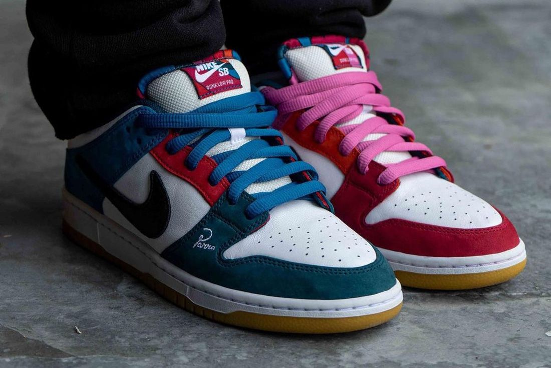Tilsyneladende flydende squat On-Foot Look: Parra x Nike SB Dunk Low, Possibly for 'Friends and Family' -  Sneaker Freaker