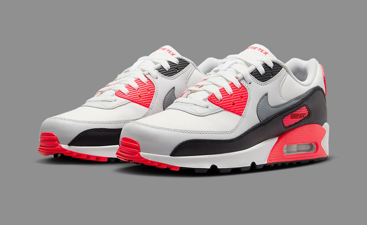 Nike air max 90 shop essential white fire red