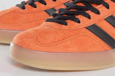 Orange Adidas Gazelle Indoor Toebox 1
