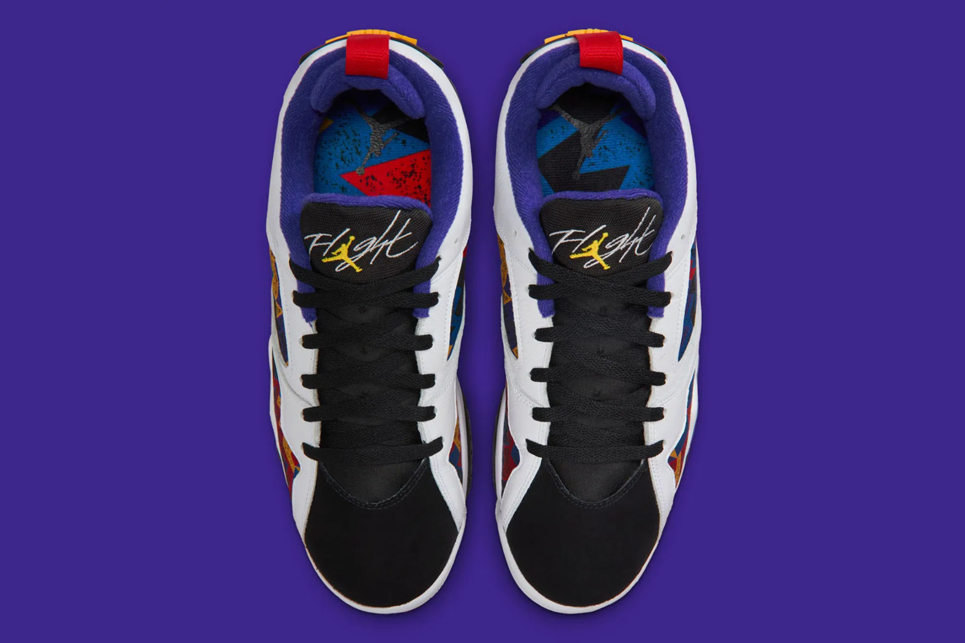 jordan 7 nothing but net on feet