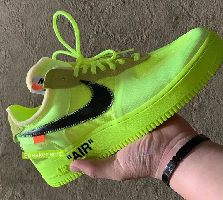 off white af1 volt release date