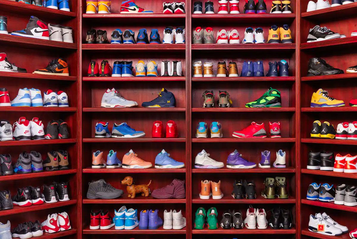 DJ Khaled Sneaker Room Airbnb